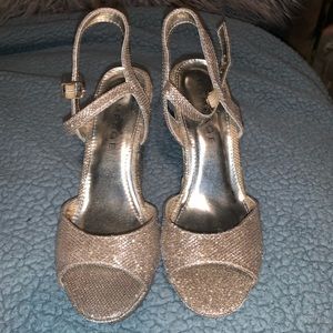 Sparkly Gold Heels